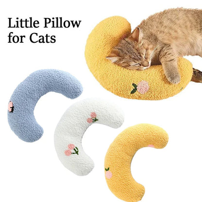 Little Pillow For Cats Fashion Neck Protector Deep Sleep Puppy U-Shaped Pillow Pets Pillow Kitten Headrest Dog Sleeping Pillow Pet Products - Renee Lane Company