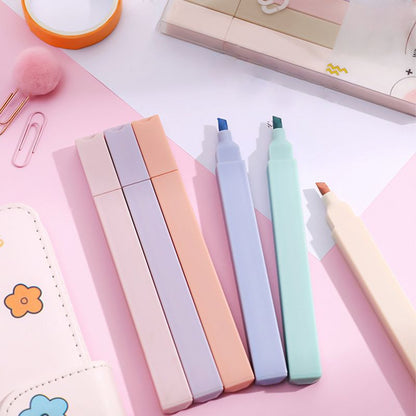 6pcs Candy Color Highlighter Pens - Renee Lane Company