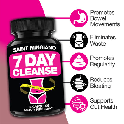 7 Day Cleanse Program | Colon Detox with Natural Laxative for Constipation & Bloating - Renee Lane Company