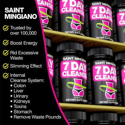 7 Day Cleanse Program | Colon Detox with Natural Laxative for Constipation & Bloating - Renee Lane Company