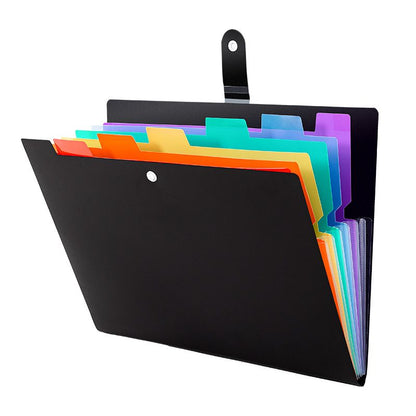 7-Grid Rainbow Expanding File Folder: Keep Your Important Documents Organized at Home or School! - Renee Lane Company