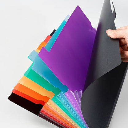 7-Grid Rainbow Expanding File Folder: Keep Your Important Documents Organized at Home or School! - Renee Lane Company
