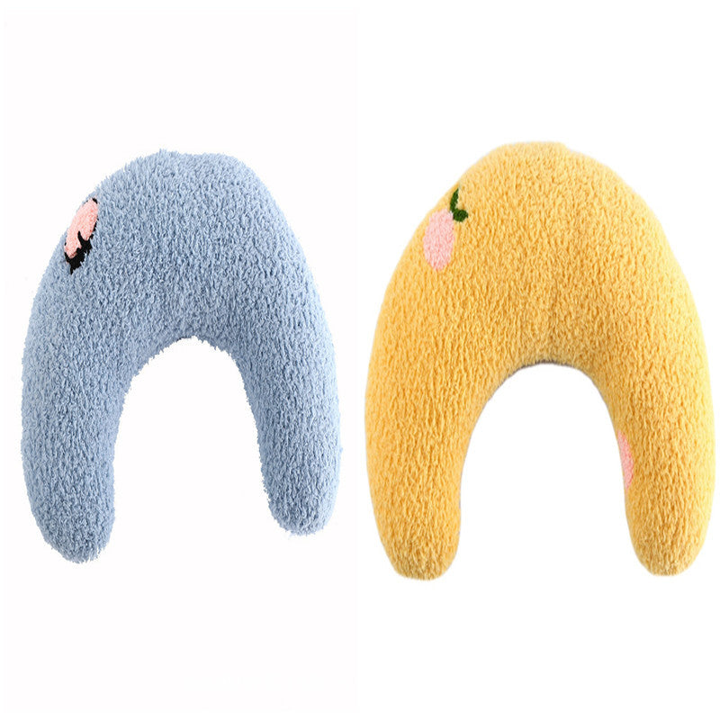 Little Pillow For Cats Fashion Neck Protector Deep Sleep Puppy U-Shaped Pillow Pets Pillow Kitten Headrest Dog Sleeping Pillow Pet Products - Renee Lane Company