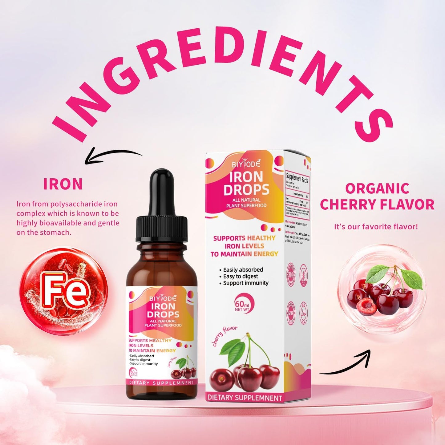 Liquid Iron Supplement for Women