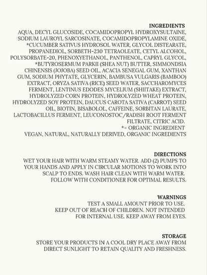 Skinful Shea Shampoo for Dry Hair - Nourishing Cleansing Hydrating Shampoo for Shiny Hair Growth - 8.2oz