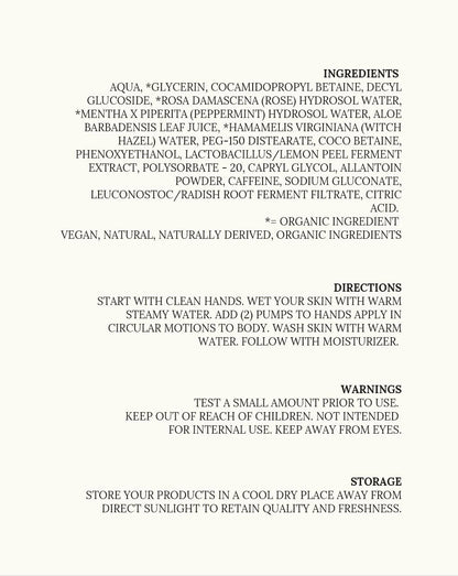 Skinful Moisturizing Shower Gel Body Wash - Sulfate Free Body Wash for All Skin Types - 8.2oz