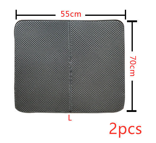 Double Layer Litter Cat Bed Pads Pet Cat Litter Mat Trapping Pets Litter Box Mat Pet Product Bed For Cats House Clean Mat - Renee Lane Company