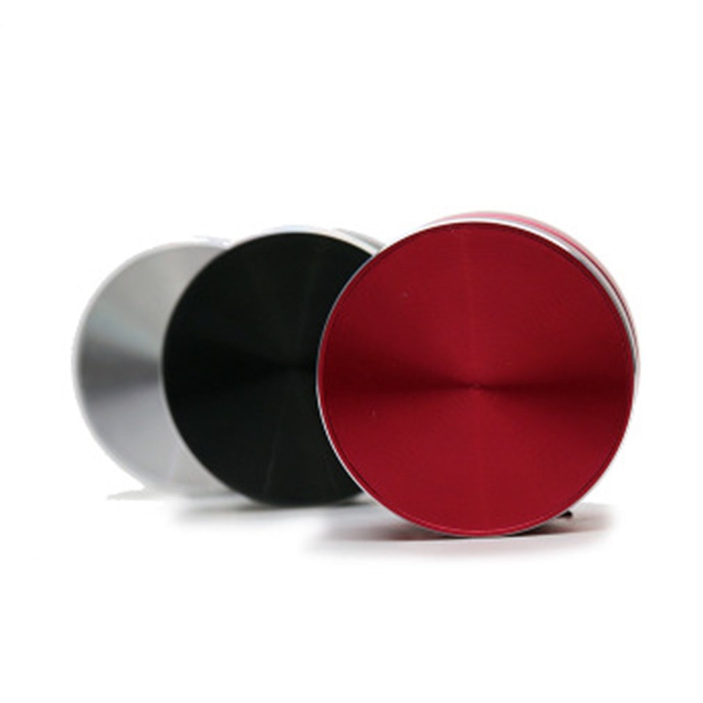 Red bone-conducting speaker with black base ring and silver trim