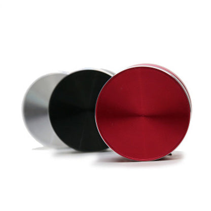 Red bone-conducting speaker with black base ring and silver trim