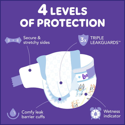 Luvs Platinum Protection Baby Diapers Size Newborn, 38 Count
