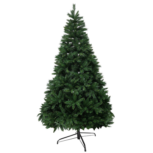 7FT Christmas Tree with 9-layer & 1398 branch tips, Premium Flame-Retardant PVC - Renee Lane Company