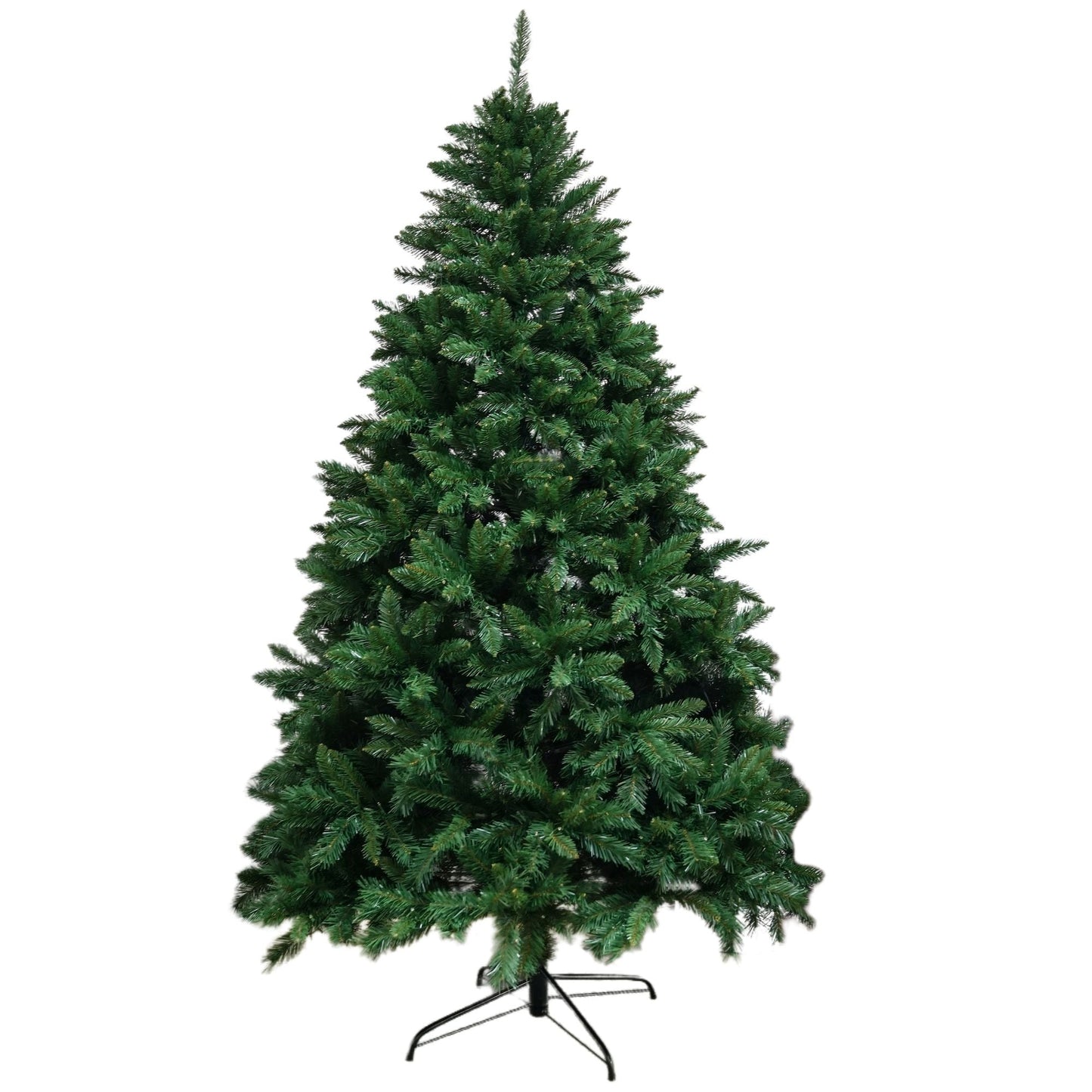 7FT Classic Christmas Tree with 1906 Branch Tips, Flame-Retardant PVC, Environmentally Friendly Artificial - Renee Lane Company