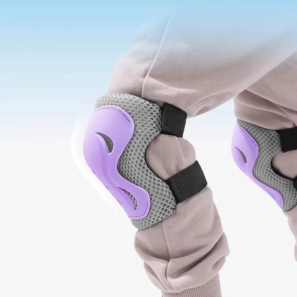 7Pcs/Set Kids Age with Wrist Guard and Knee Pads Elbow Pads Adjustable Protective Gear for Toddler Skating Cycling Scooter - Renee Lane Company