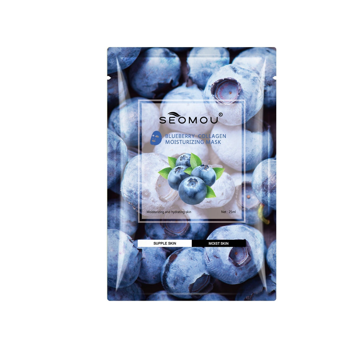 Blueberry Collagen Moisturizing Facial Mask 10pcs