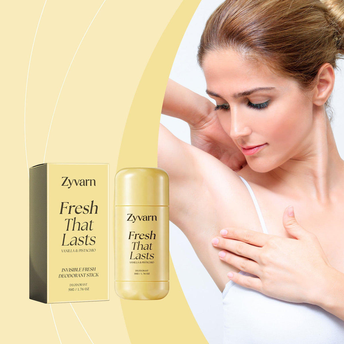 Zyvarn Invisible Deodorant Stick 50g