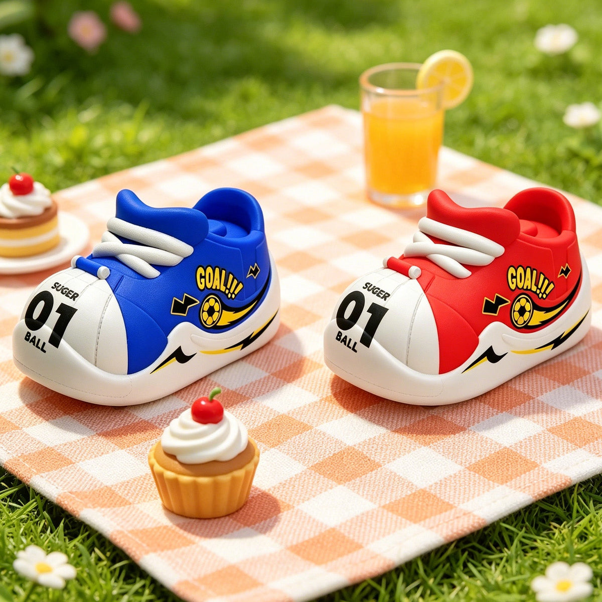 Spring-loaded Soccer Shoes
