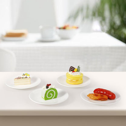 8 Pcs Porcelain Dessert Plates,6 inch White Appetizer Plates,Round Small White Plates,Small Plates for Appetizers,Ceramic Dessert Plate for Cake Snacks,Microwave Oven and Dishwasher Safe - Renee Lane Company