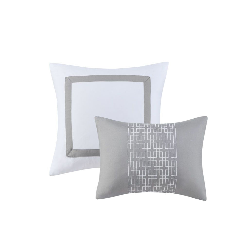 8 Piece Embroidered Comforter Set - Renee Lane Company