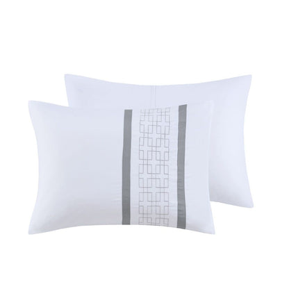 8 Piece Embroidered Comforter Set - Renee Lane Company