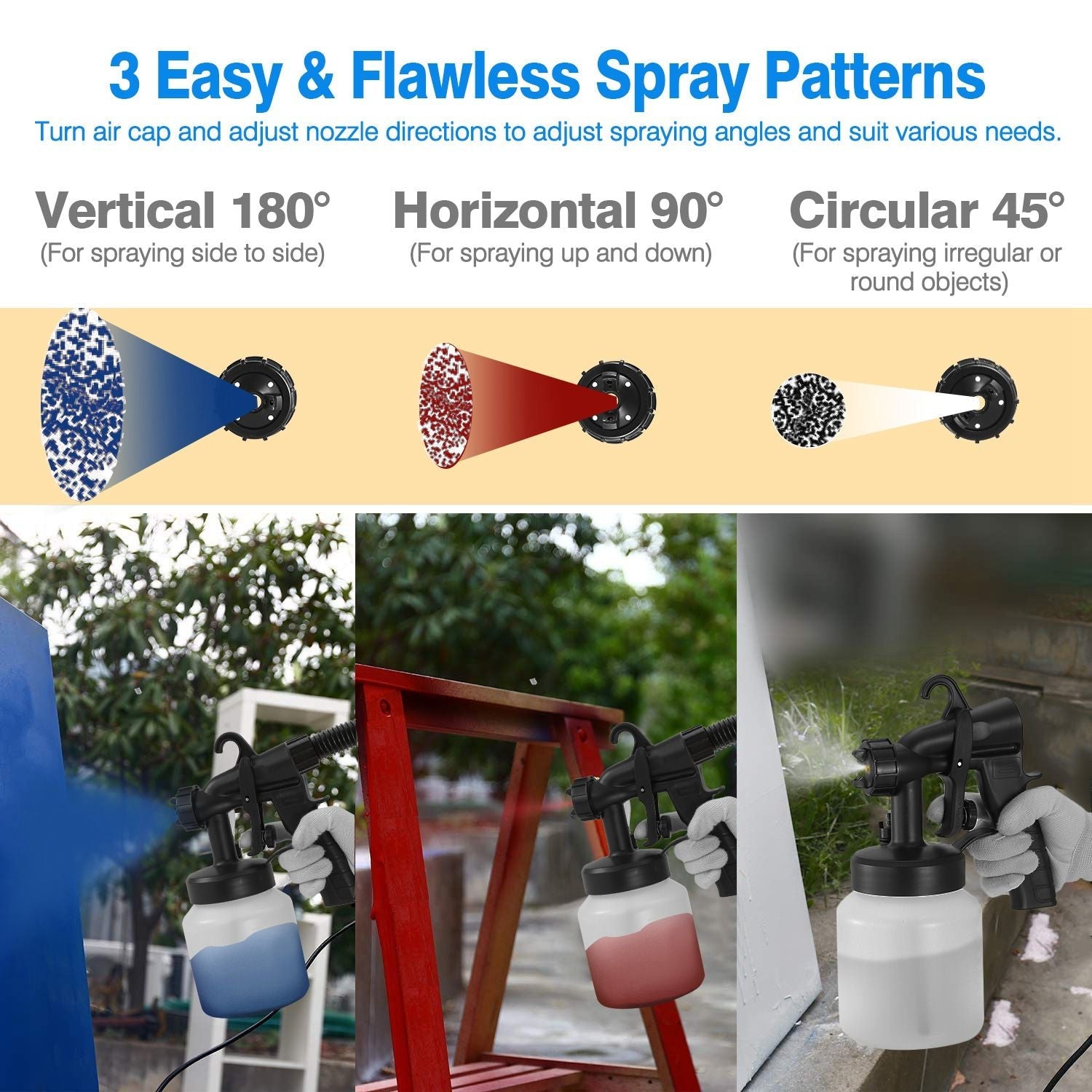800ML Paint Spray Painter 650W Oil Primer Water Paint Sprayer Machine - Renee Lane Company