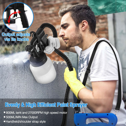 800ML Paint Spray Painter 650W Oil Primer Water Paint Sprayer Machine - Renee Lane Company