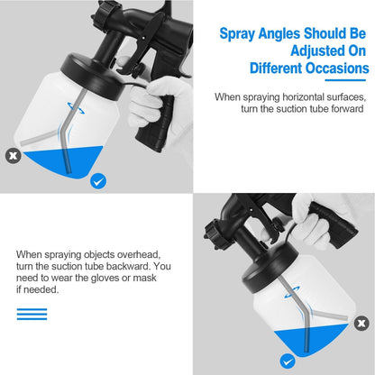 800ML Paint Spray Painter 650W Oil Primer Water Paint Sprayer Machine - Renee Lane Company