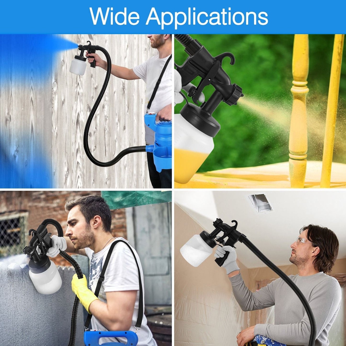 800ML Paint Spray Painter 650W Oil Primer Water Paint Sprayer Machine - Renee Lane Company