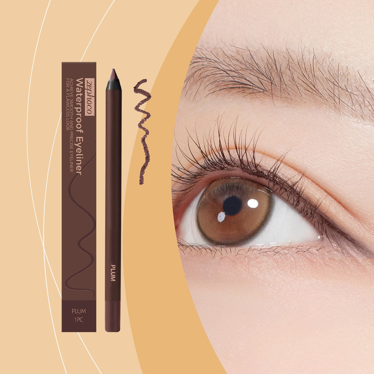Waterproof Eyeliner Plum Color