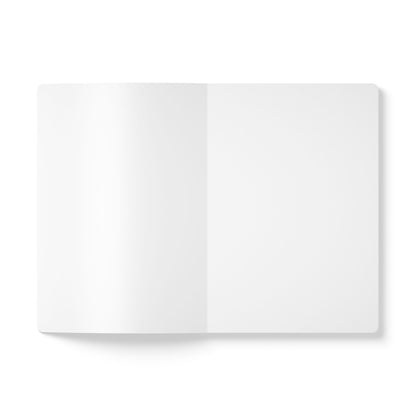 Softcover notebook back cover, plain white
