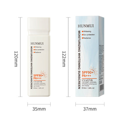 HUNMUI Moisturizing Double Protection Sunscreen 50ml SPF90 PA Innovative Version