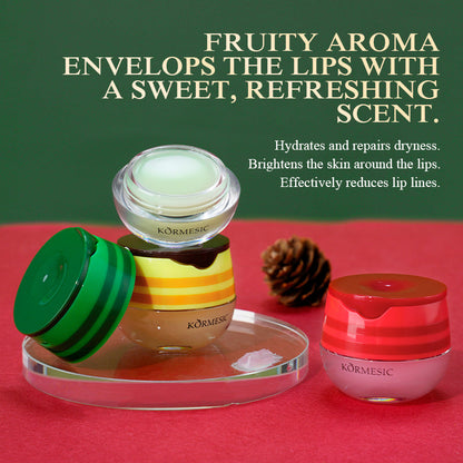 KORMESIC Christmas Nourishing Honey Lip Balm  For Foreign Trade 5.5g