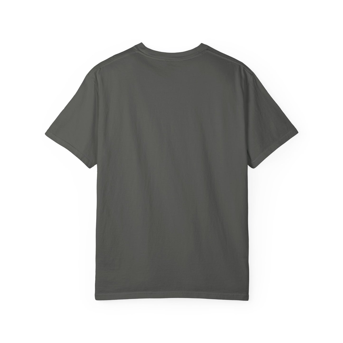 Charcoal T-shirt, plain crew neck with short sleeves