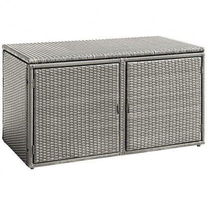 88 Gallon Garden Patio Rattan Storage Container Box - Renee Lane Company