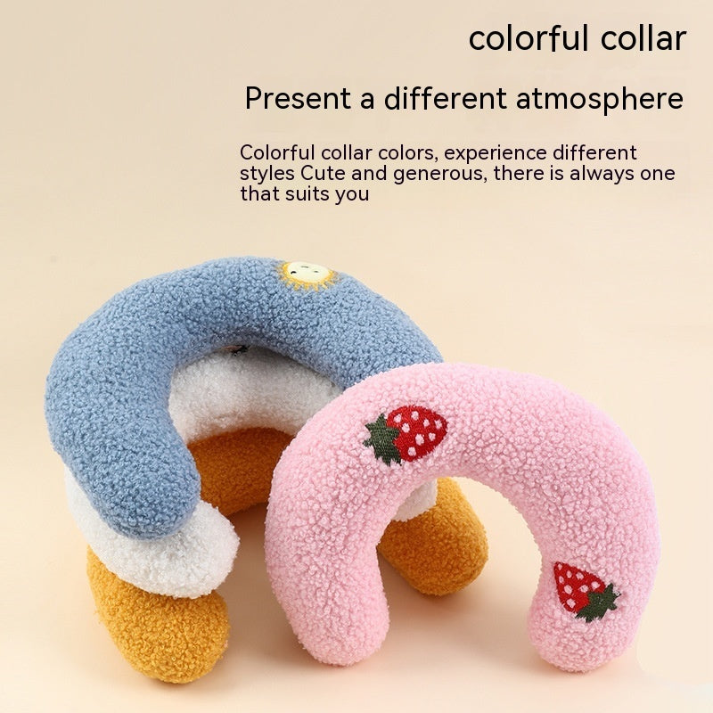 Little Pillow For Cats Fashion Neck Protector Deep Sleep Puppy U-Shaped Pillow Pets Pillow Kitten Headrest Dog Sleeping Pillow Pet Products - Renee Lane Company