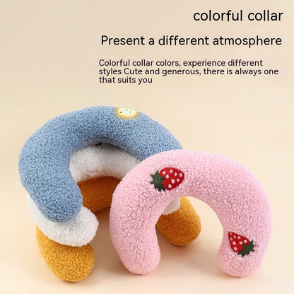 Little Pillow For Cats Fashion Neck Protector Deep Sleep Puppy U-Shaped Pillow Pets Pillow Kitten Headrest Dog Sleeping Pillow Pet Products - Renee Lane Company
