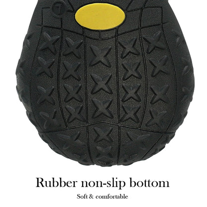 Waterproof dog boot outsole with textured anti-slip tread and star pattern