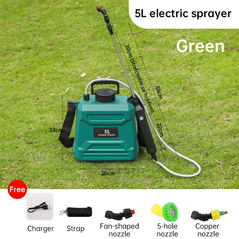 8L Automatic Electric Sprayer, Garden Plant Sprayer, Rechargeable Handheld Sprayer, Fogging Atomizer, Shoulder Watering Can - Renee Lane Company