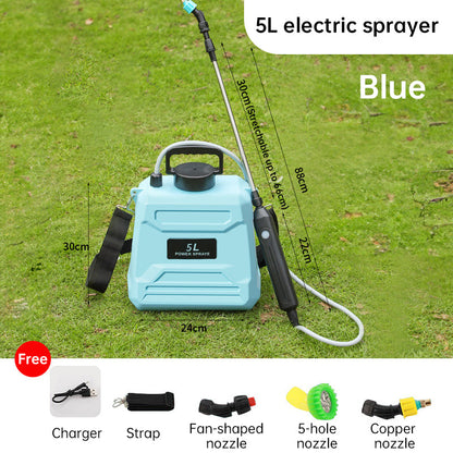 8L Automatic Electric Sprayer, Garden Plant Sprayer, Rechargeable Handheld Sprayer, Fogging Atomizer, Shoulder Watering Can - Renee Lane Company