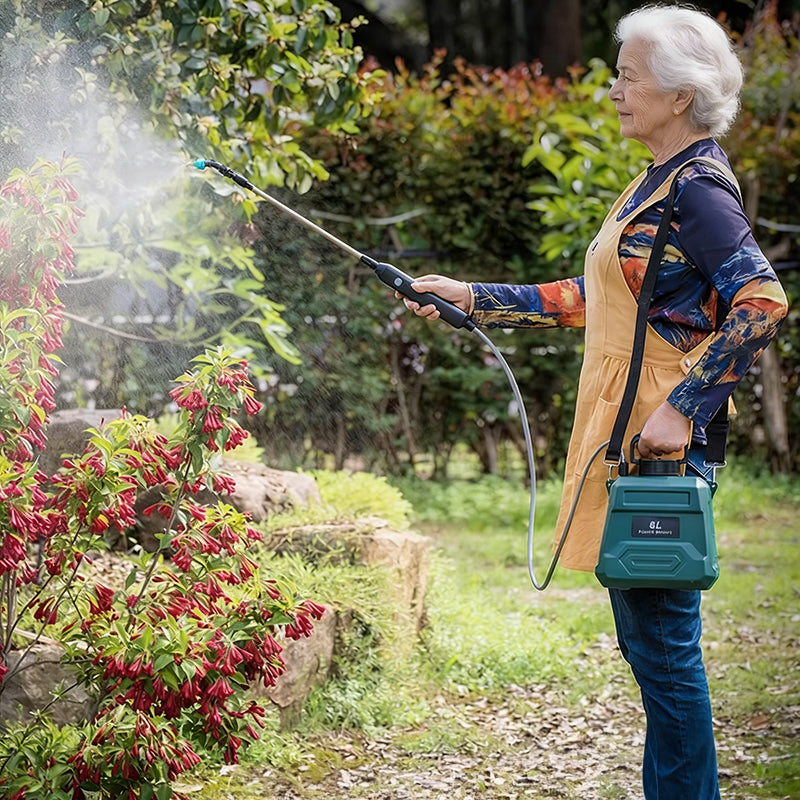 8L Automatic Electric Sprayer, Garden Plant Sprayer, Rechargeable Handheld Sprayer, Fogging Atomizer, Shoulder Watering Can - Renee Lane Company