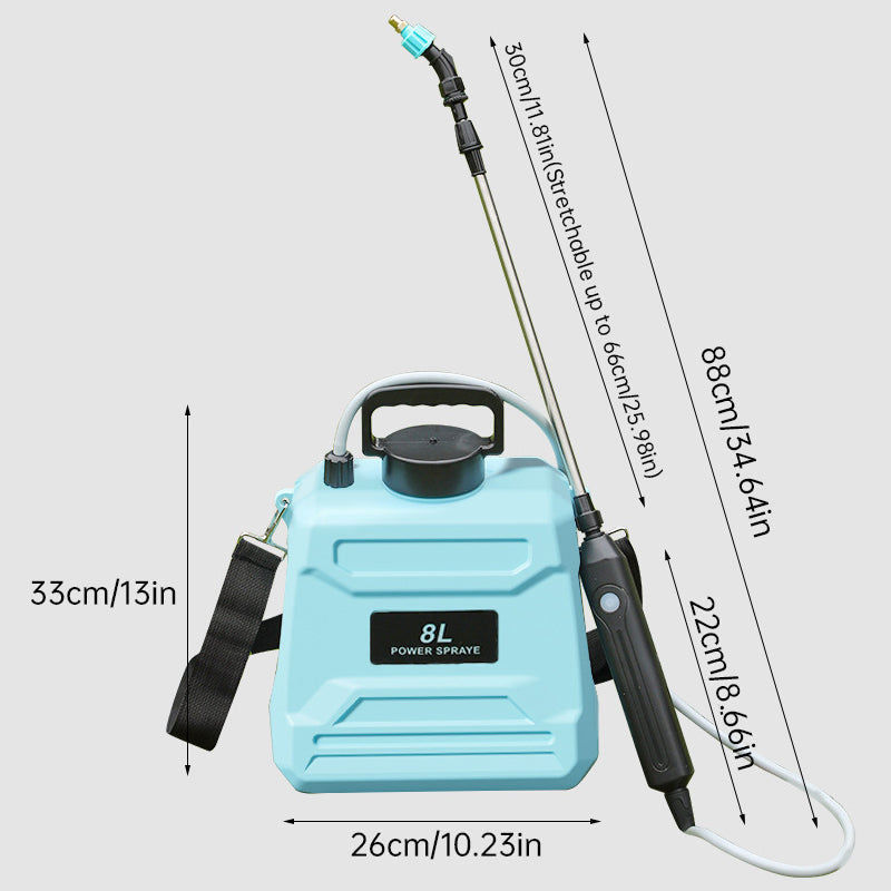8L Automatic Electric Sprayer, Garden Plant Sprayer, Rechargeable Handheld Sprayer, Fogging Atomizer, Shoulder Watering Can - Renee Lane Company