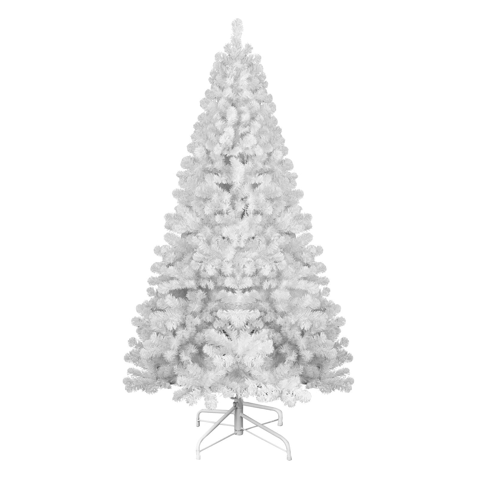 8ft PVC White Christmas Tree ,Environmentally Friendly Fireproof Artificial Christmas Tree - Renee Lane Company