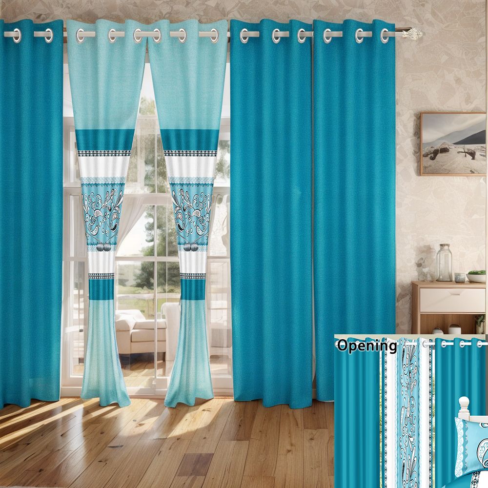 9 Piece in a Bag Thick Touch Bed Cover Curtain Set, Upgraded Luxury Bedspread Set, Bamboo microfiber All Season Bedding-Set For Home, RV Beding, Boys And Girls Gifts With Gift Bag - Renee Lane Company