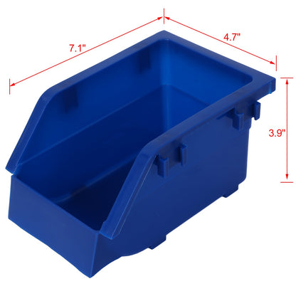 90 Parts Bin Shelving Storage Organizer with Locking Wheels for Shop Garage and Home - Renee Lane Company