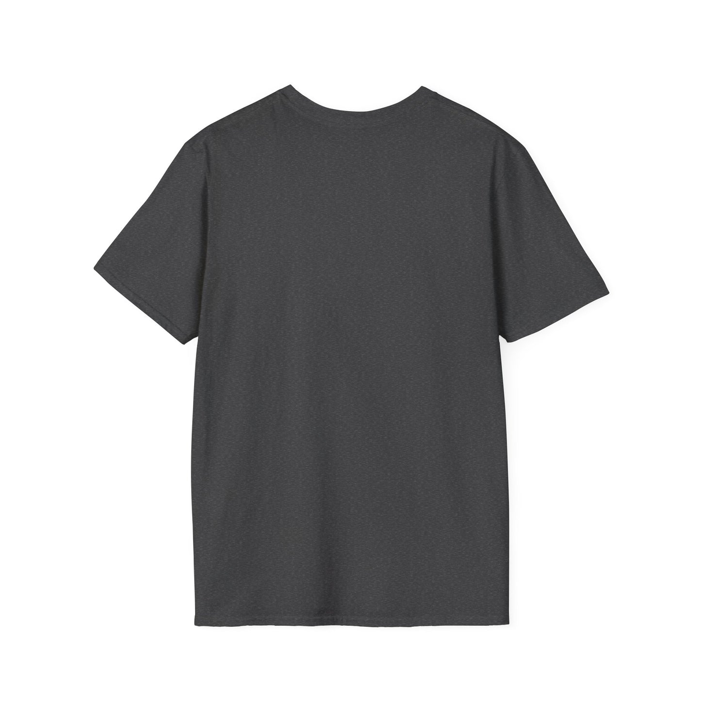 Graphic T-shirt, dark heather gray, plain front view without visible print