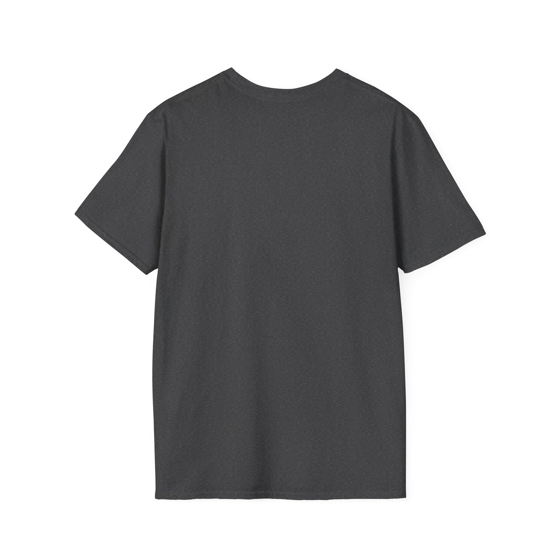 Graphic T-shirt, dark heather gray, plain front view without visible print