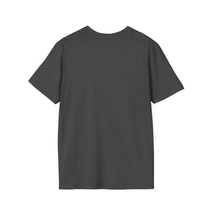 Graphic T-shirt, dark heather gray, plain front view without visible print
