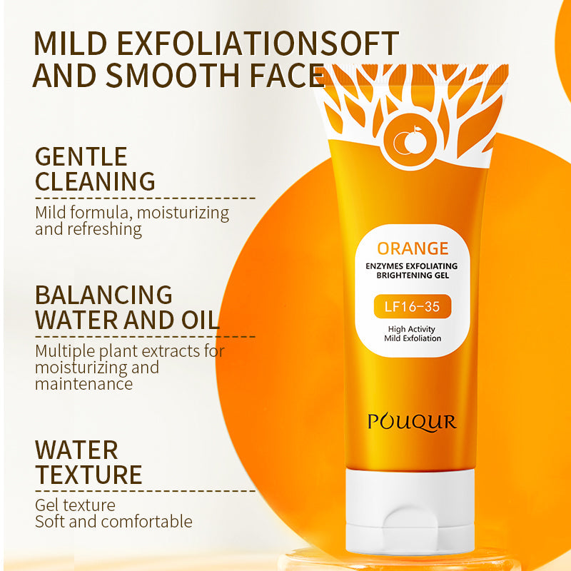 POUQUR Orange Enzymes Exfoliating Brightening Gel Boxed