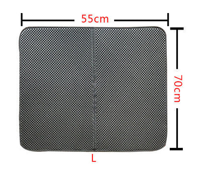 Double Layer Litter Cat Bed Pads Pet Cat Litter Mat Trapping Pets Litter Box Mat Pet Product Bed For Cats House Clean Mat - Renee Lane Company