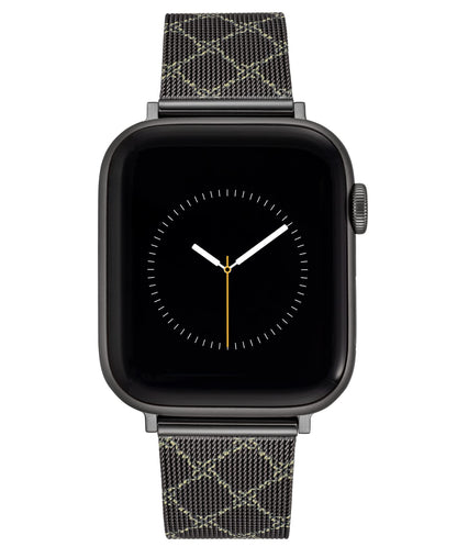 NINE WEST Fashion Mesh Bracelet for Apple Watch Secure Adjustable Apple Watch Band Replacement Fits Most Wrists