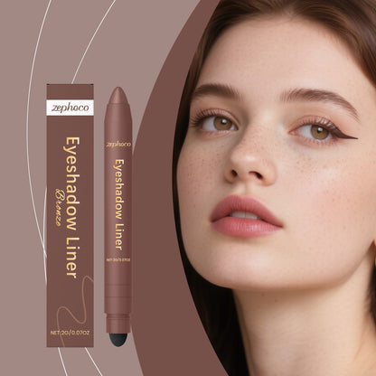 2-in-1 Eyeliner Pen Bronze